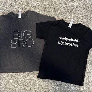 3T Big Bro Announcement Shirts